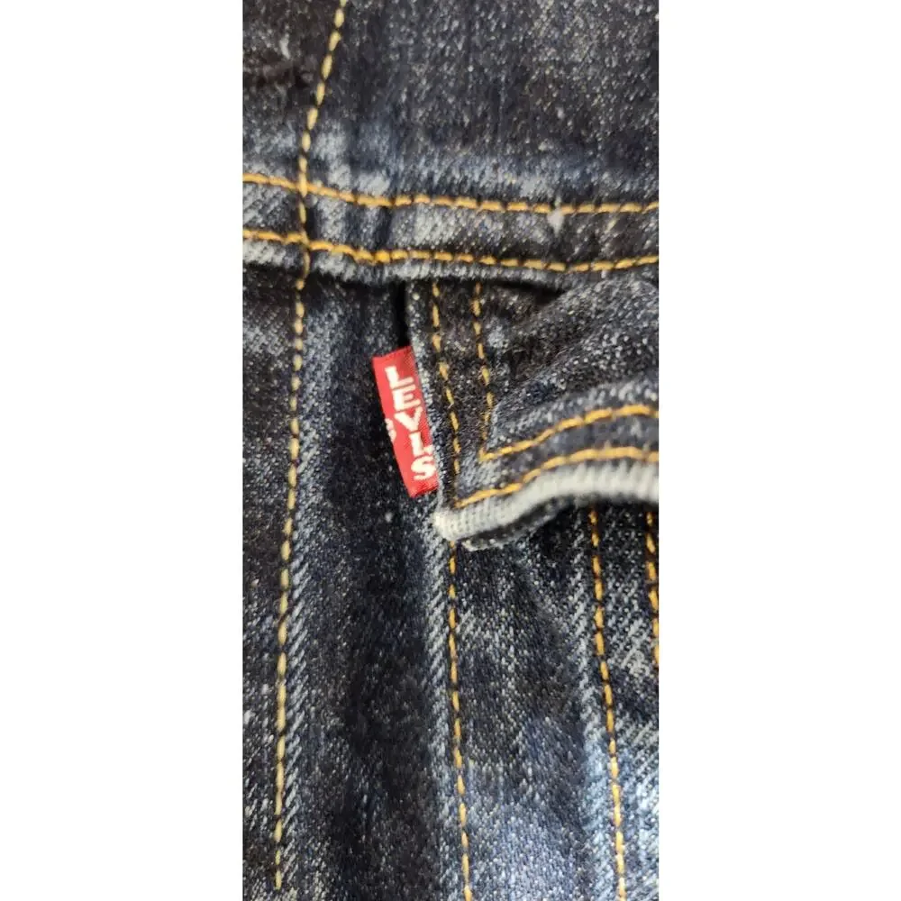 Levi’s Premium Denim Trucker‎ Jacket Leather Patch Big 